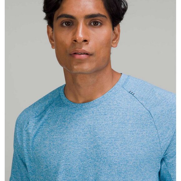 Lululemon Drysense Training Short Sleeve Shirt Heathered Poolside M - Picture 4 of 10